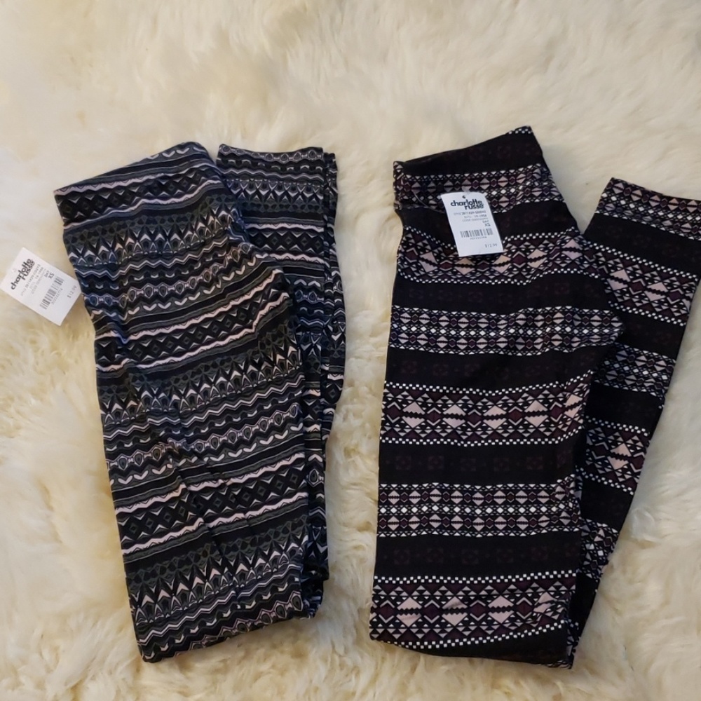 Two Brand-new Charlotte Russe leggings